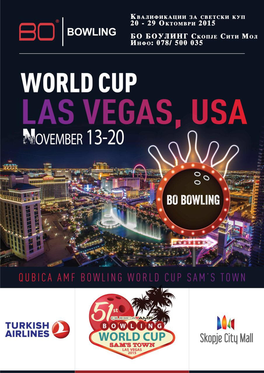 Bowling World Cup 2015 Poster