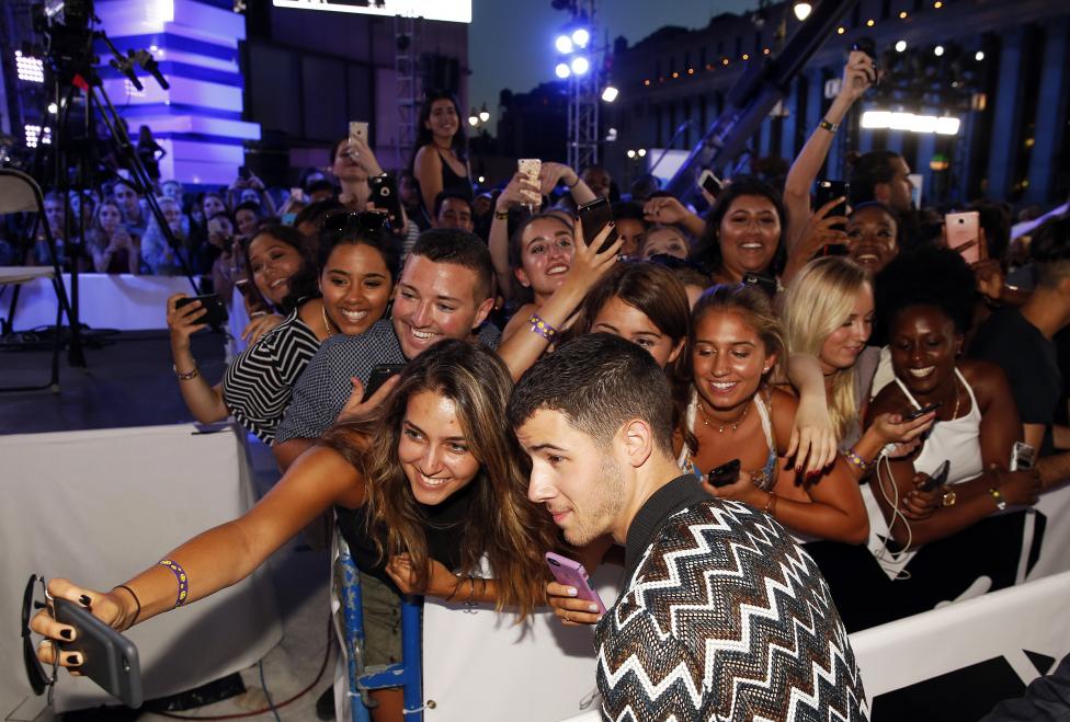 Nick Jonas arrives at the 2016 MTV Video Music Awards in New York Nick Jonas arrives at the 2016 MTV Video Music Awards in New York