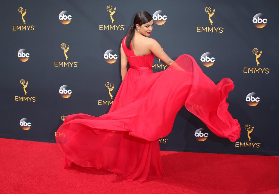 Actress Priyanka Chopra arrives at the 68th Primetime Emmy Awards in Los Angeles, California Actress Priyanka Chopra arrives at the 68th Primetime Emmy Awards in Los Angeles, California